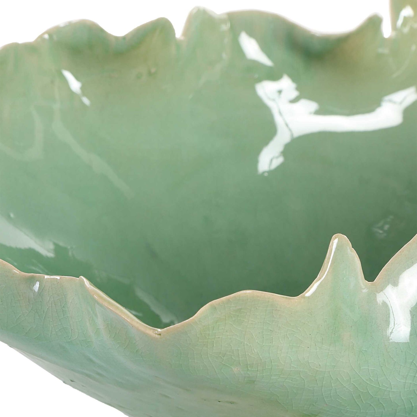 Lila - Glass Bowl - Green
