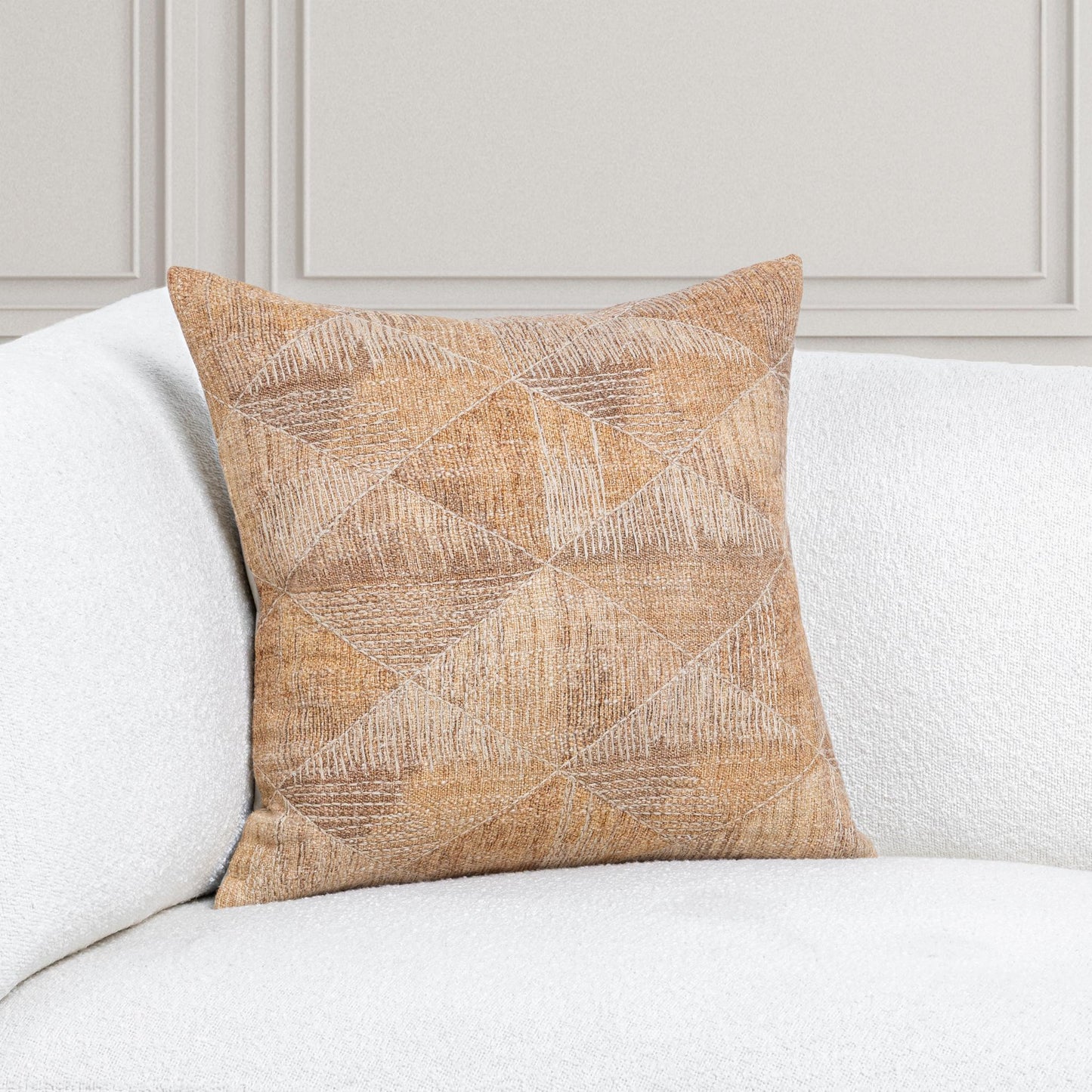 Rev - 22" x 22"Pillow - Caramel
