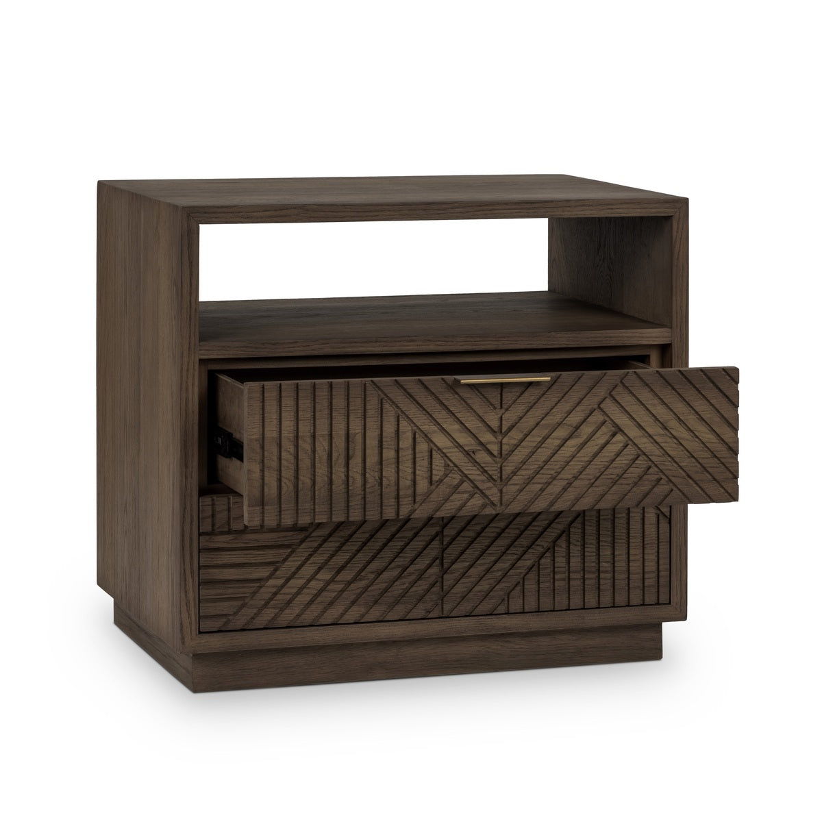 Santa - 2-Drawer Nightstand - Toasted Brown