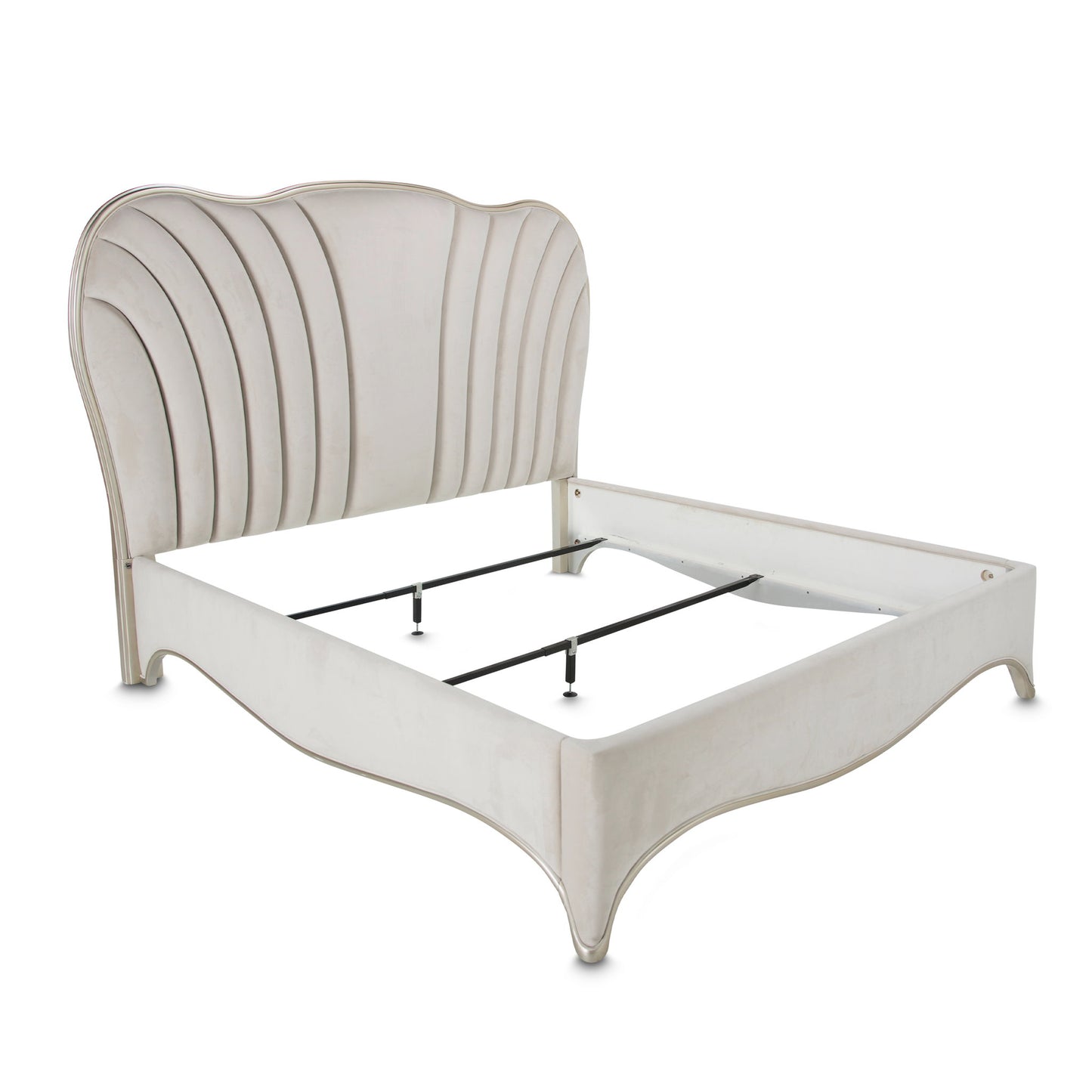 London Place - Velvet Panel Bed