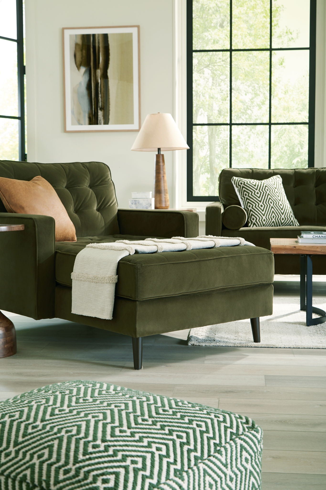 Reveon Lakes - Chaise - Olive