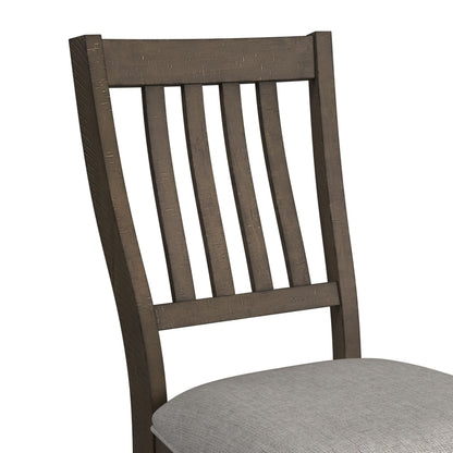 Yellowstone - Dining Side Chair (Set of 2) - Medium Brown / Gray