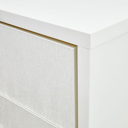 Palm Gate - 6-Drawer Chest - Cloud White