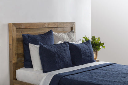 Elara - Standard Sham - Indigo