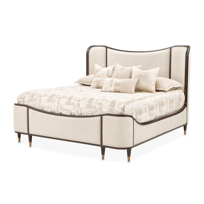 Camellia Field - Upholstered Panel Bed
