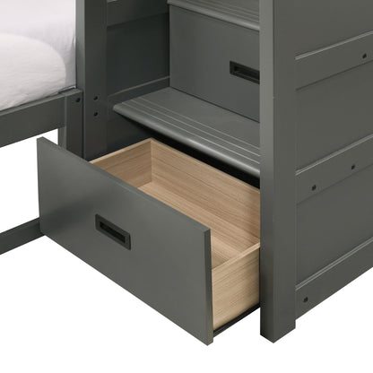 Sami - Step Bunk With Right Headboard