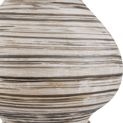 Azura - Horizontal Line Table Lamp - Brown / Gray / White