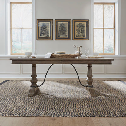 Americana Farmhouse - Trestle Table Top - Dusty Taupe