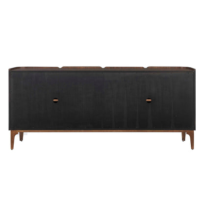Melbourne - Mappa Burl 4 Door Cabinet - Woodtone