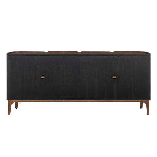 Melbourne - Mappa Burl 4 Door Cabinet - Woodtone