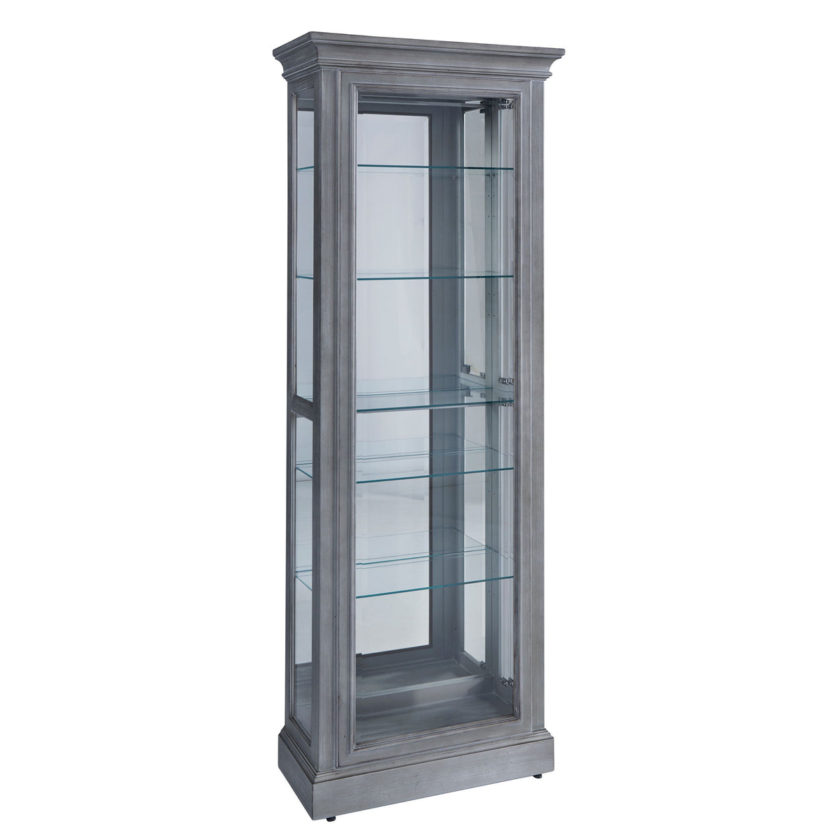 Pulaski Accents - Side Entry Curio Cabinet - Gray