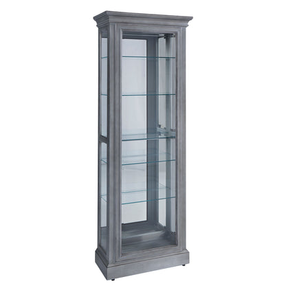 Pulaski Accents - Side Entry Curio Cabinet - Gray