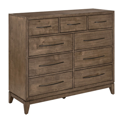 Shaker Lakes - 9 Drawer Chesser - Brown