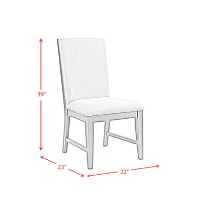 Donovan - Standard Height Side Chair (Set of 2) - Gray