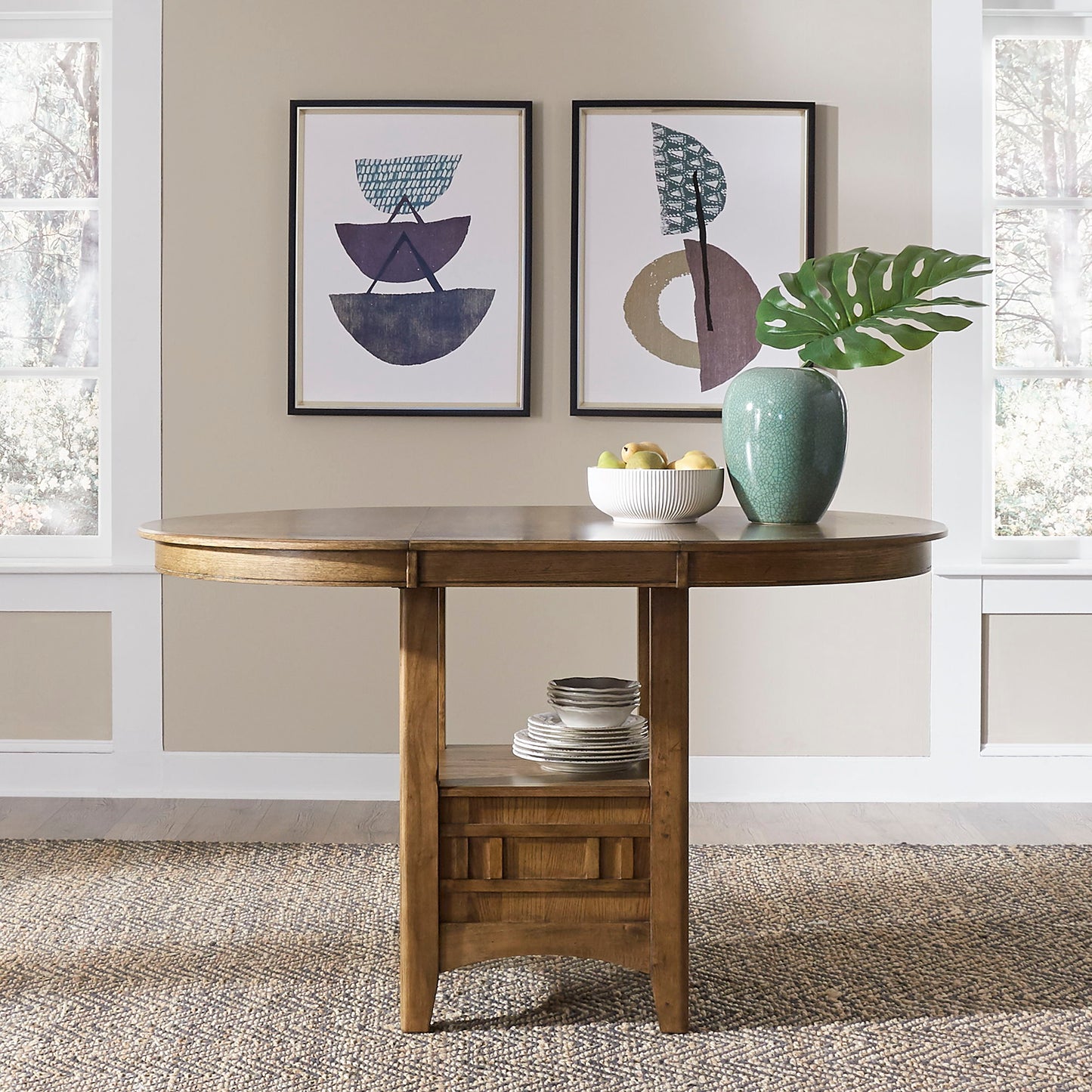 Santa Rosa - Pub Table Top - Antique Honey