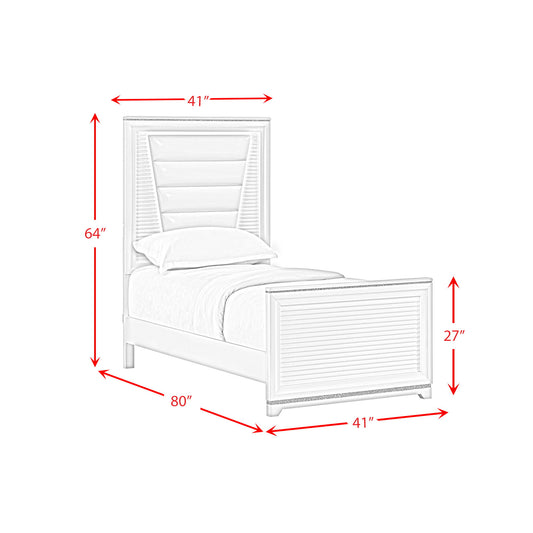 Denmark - Upholstered Bed With LED