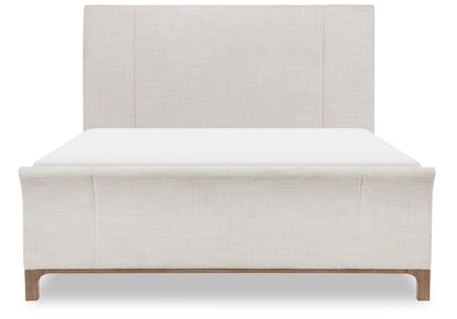 Harmony - Complete Upholstered Sleigh Bed - Ovation Tweed