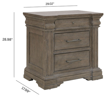 Madison Ridge - 3 Drawer Nightstand