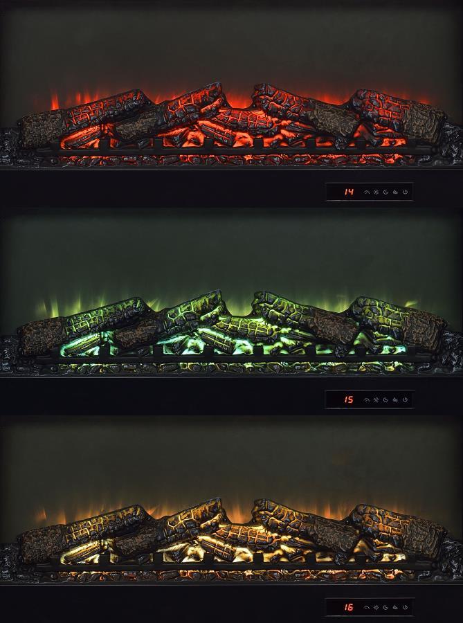 Enfield - 71" TV Stand Fireplace Media Console - Dark Pine