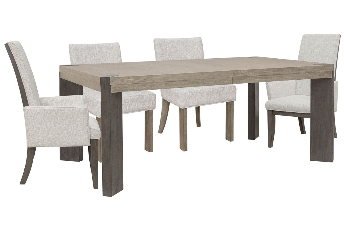 Anderson Park - Leg Dining Table Set With Klismos Chairs