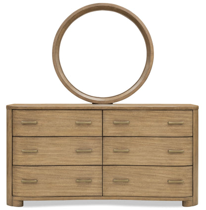 Leeza - Bedroom Set With Upholstered Panel Bed And Dresser