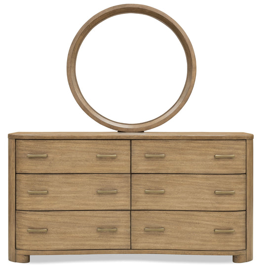 Leeza - Bedroom Set With Upholstered Panel Bed And Dresser