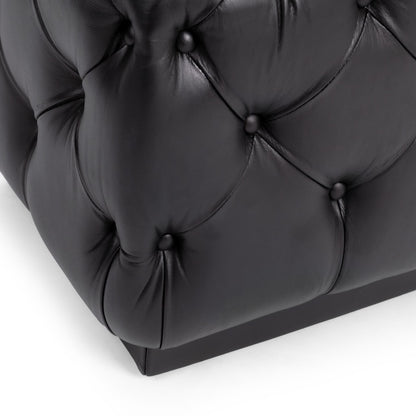 Briar - Square Ottoman - Midnight Raven