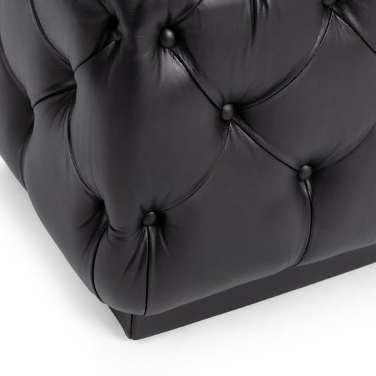 Briar - Square Ottoman - Midnight Raven