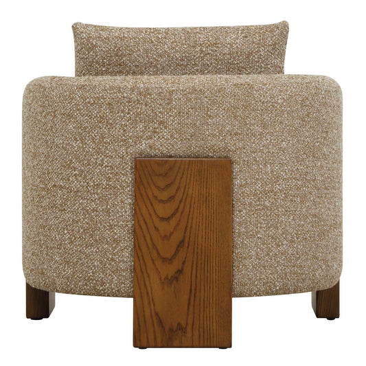Halligan - Upholstered Accent Chair - Brown