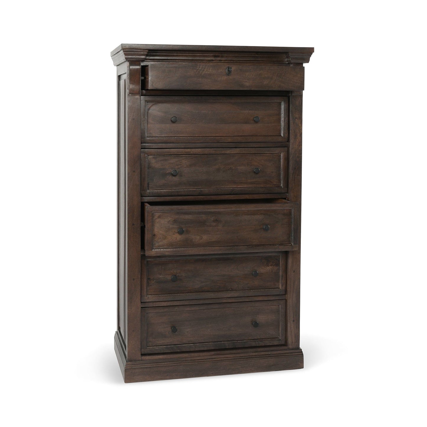 Adelaide - Wood 6 Drawer Chest - Cocoa Brown