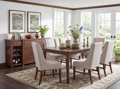 Langley - Credenza - Fawn / Linen