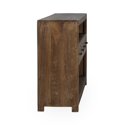Mattai - 4 Drawer Console Table - Natural