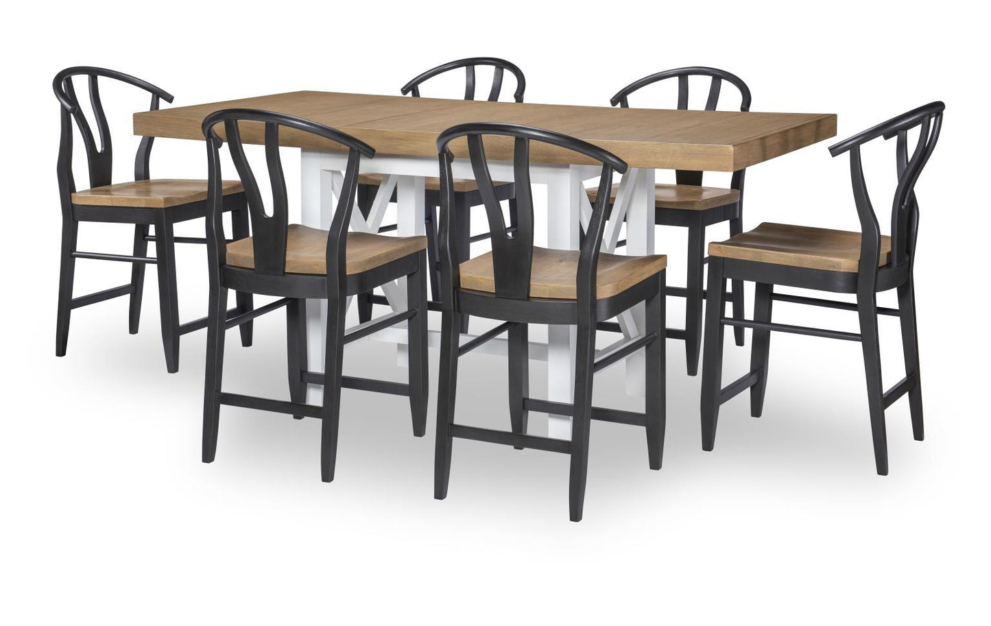 Franklin - Wishbone Back Counter Height Chair (Set of 2)