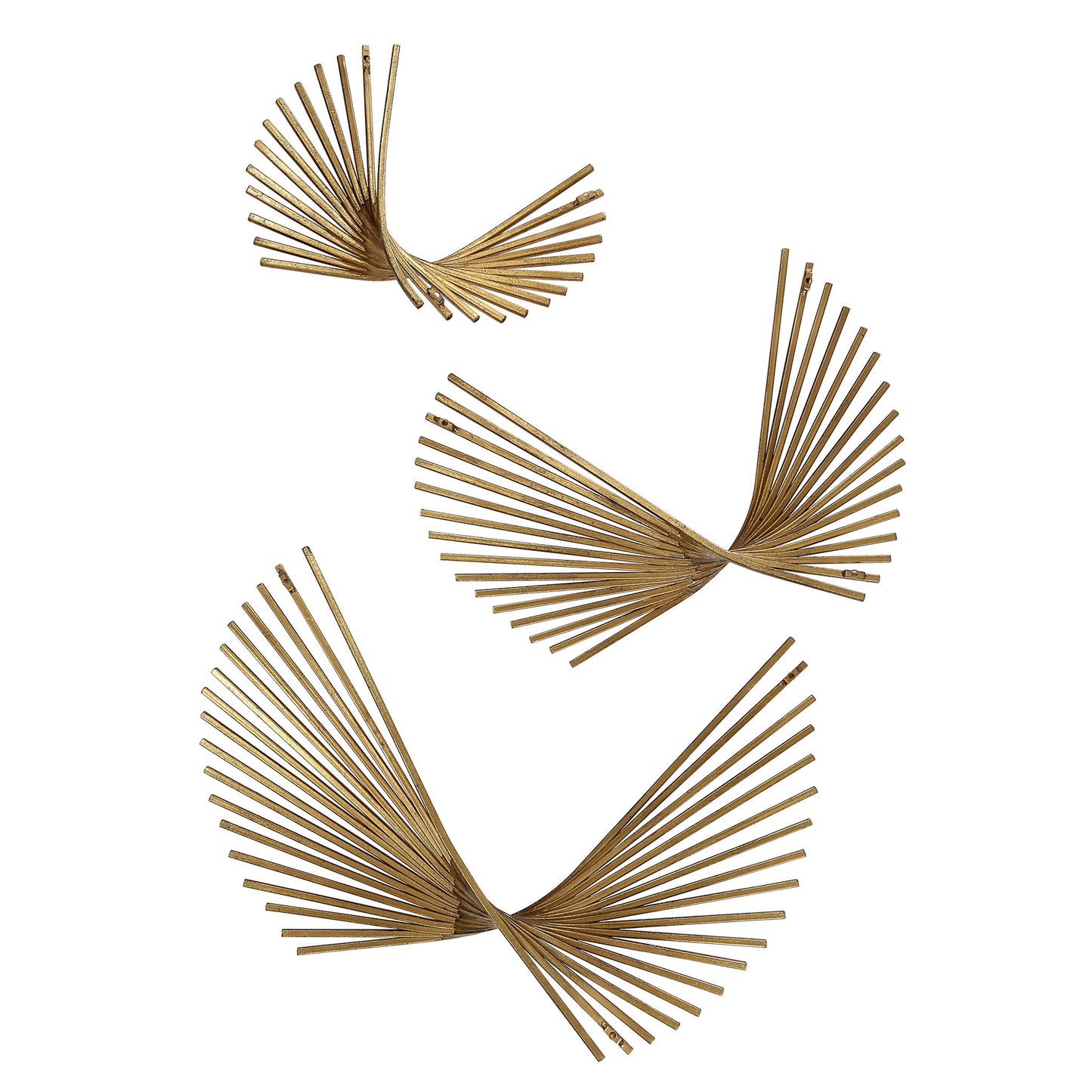 Coreograph - Antique Wall Decor (Set of 3) - Gold