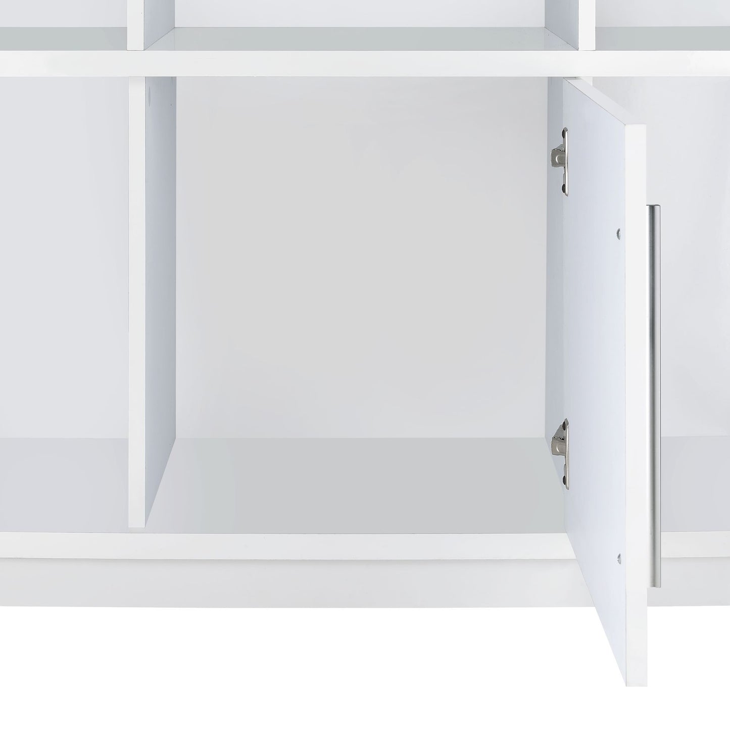 Wendolyn - Wine Cabinet With Light - Glossy White