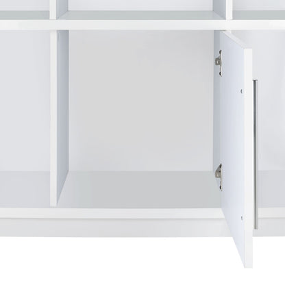 Wendolyn - Wine Cabinet With Light - Glossy White