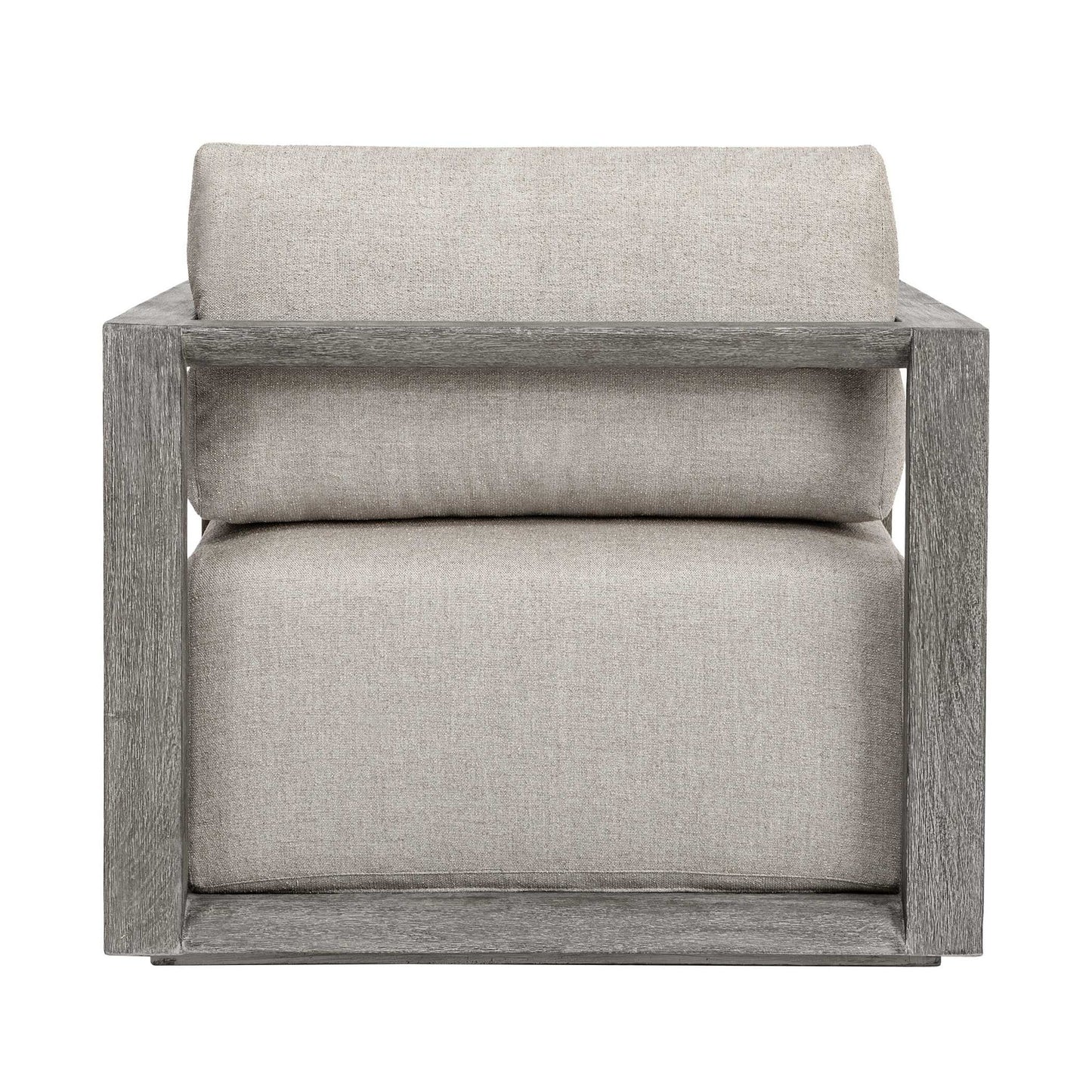 Remsen - Outdoor Lounge Chair - Weathered Gray / Dove