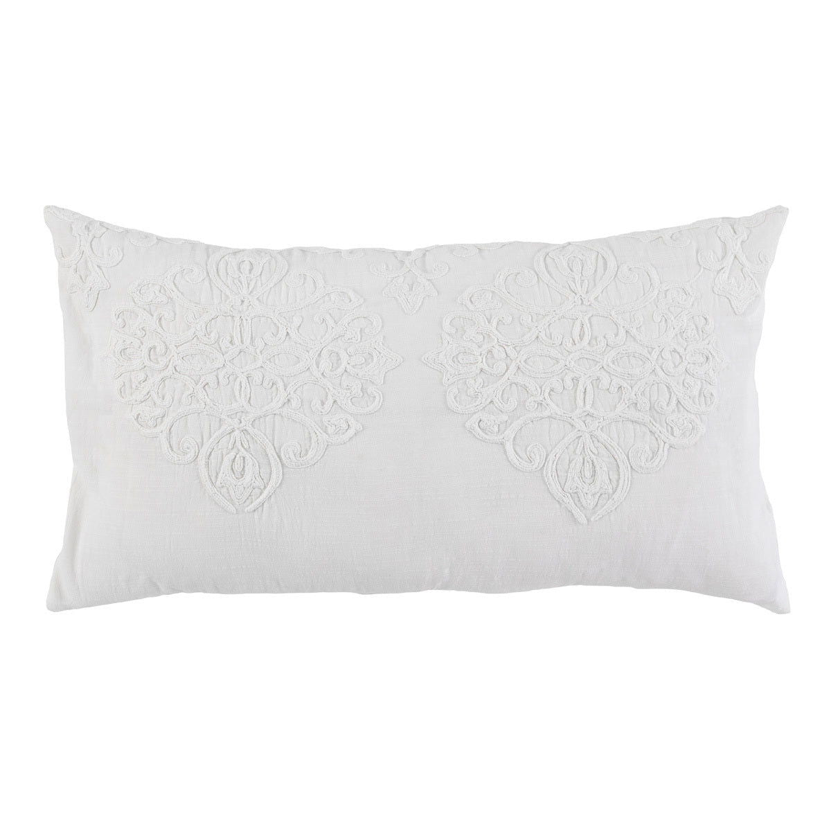 Reagan - Duvet King Collection - Ivory/White