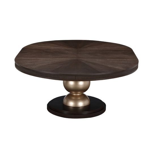 West Kensington - Oval Dining Table - Medium Espresso
