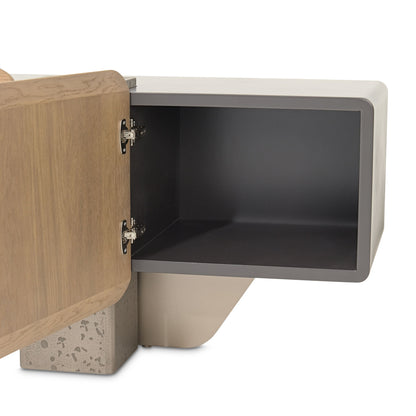 Bristol Point - Media Cabinet - Saddle Brown