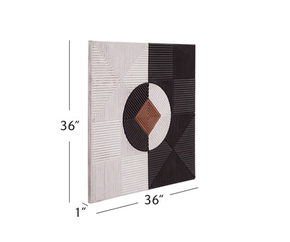Mercury Wall Hanging - White / Black