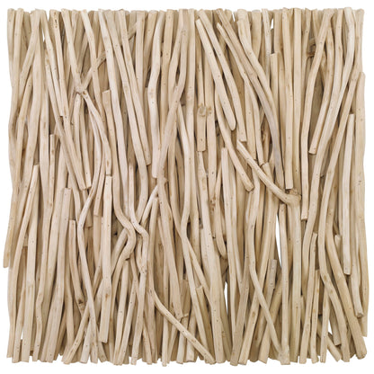 Gathered Teak - Square Wood Wall Decor