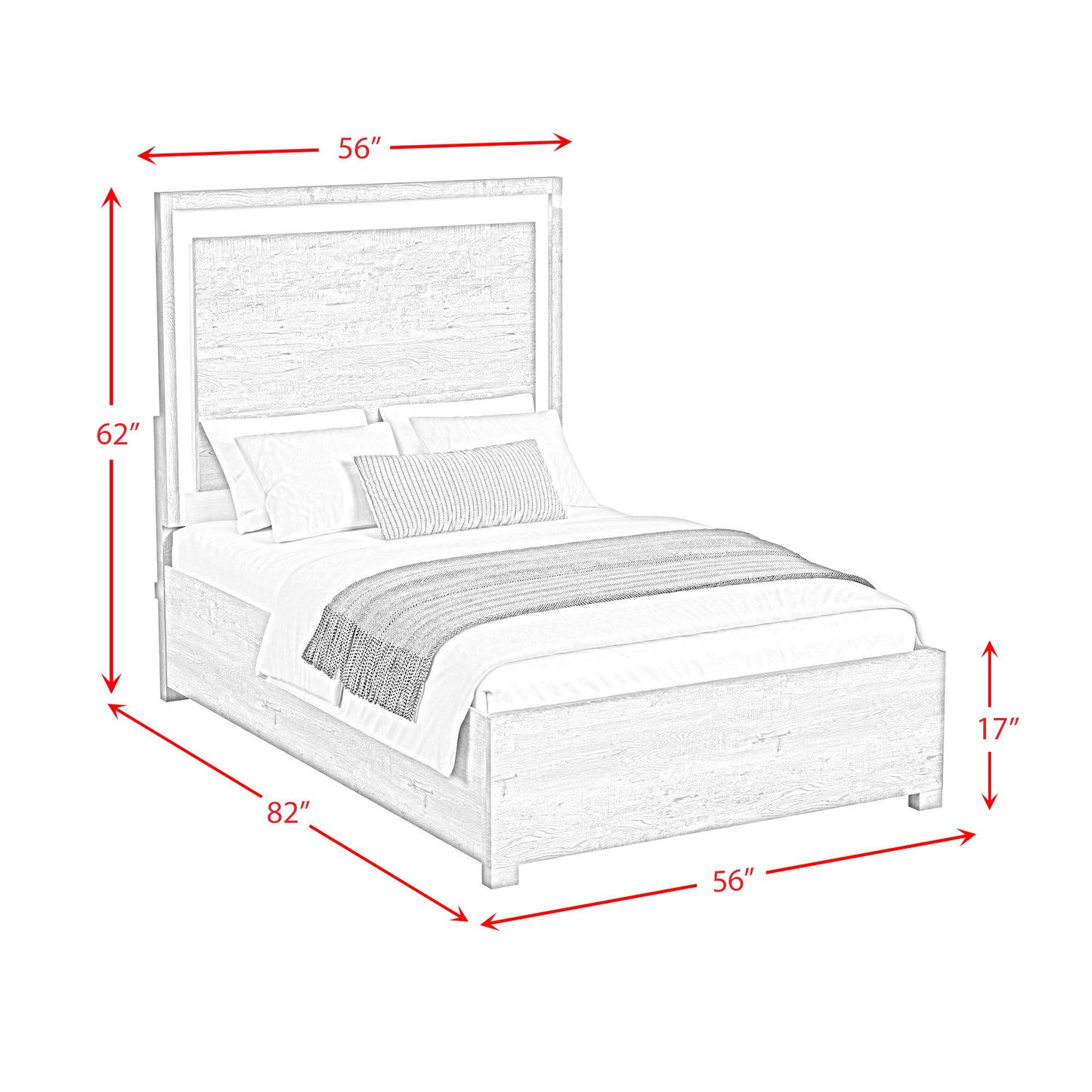 San Matteo - Bedroom Set With LED