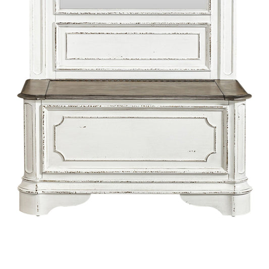 Magnolia Manor - Hall Tree Base - Antique White