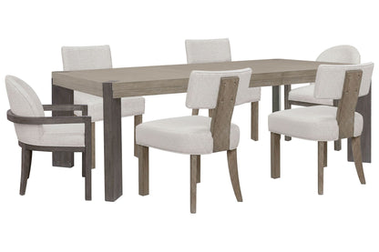 Anderson Park - Leg Dining Table Set With Klismos Chairs