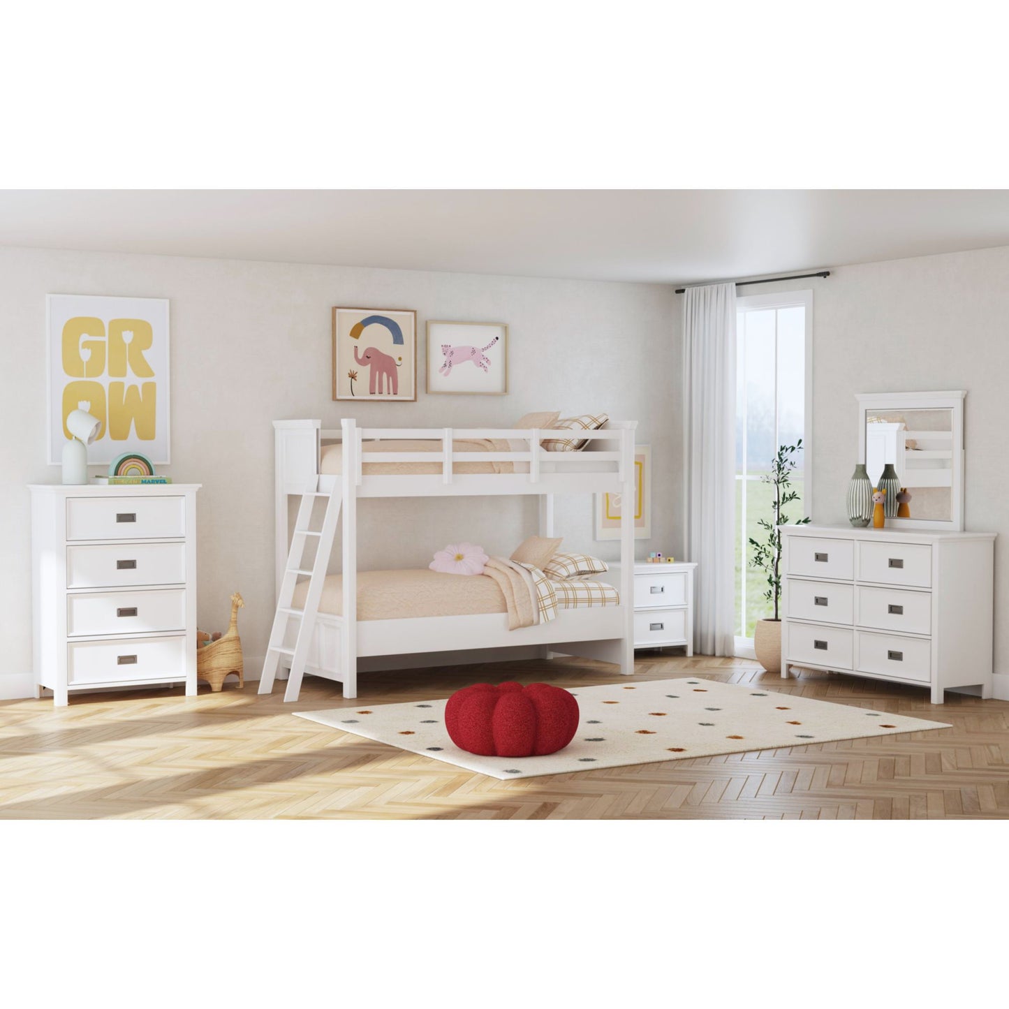 Hampton Kids - Bunk With Ladder Bedroom Set