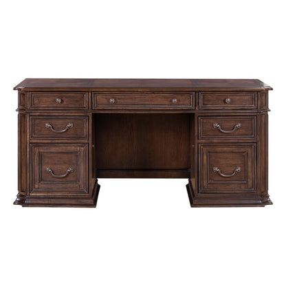 Providence Park - Jr Executive Credenza Top - Chateau Brown