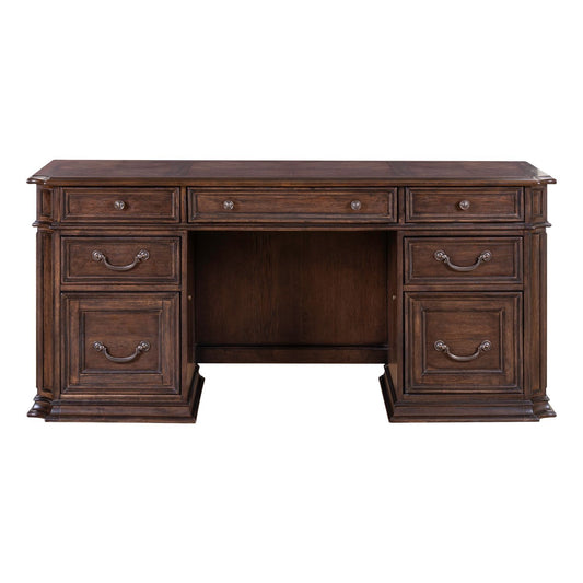 Providence Park - Jr Executive Credenza Top - Chateau Brown