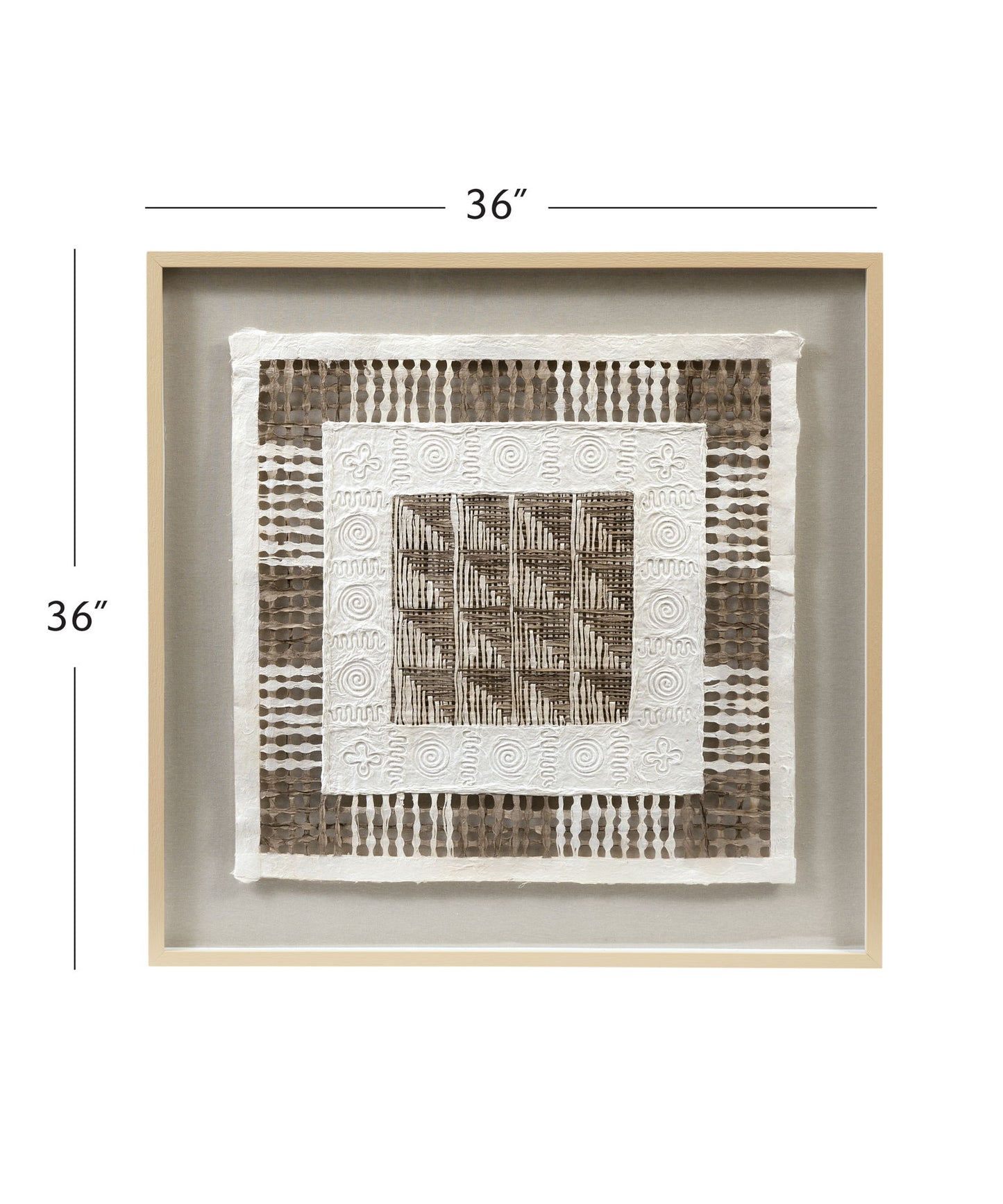 Taughtrope Wall Hanging - Natural Frame