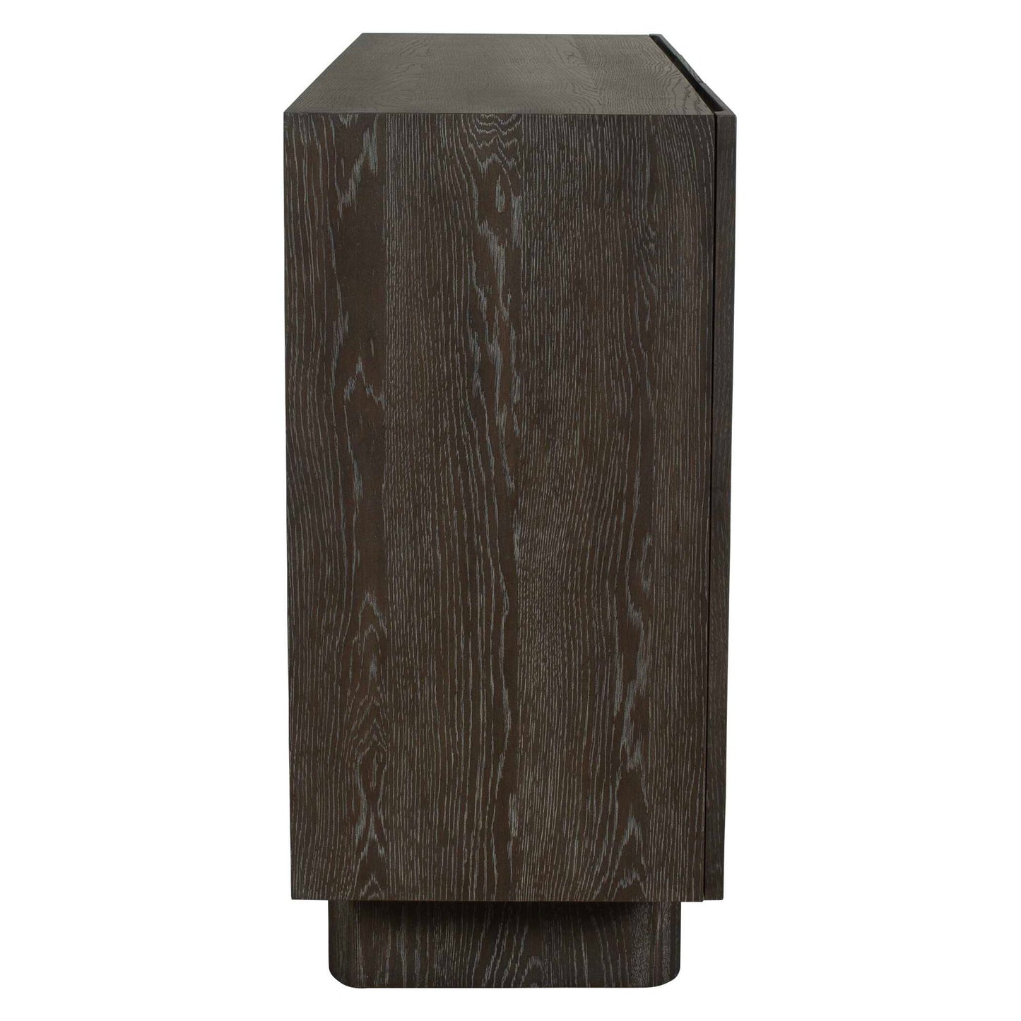 Phineas - 3 Door Modern Cabinet - Woodtone